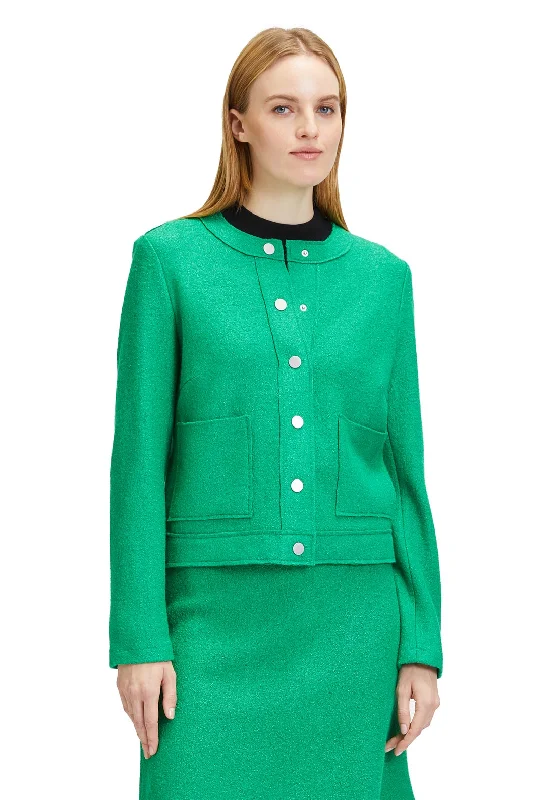 Betty Barclay Wool Blend Short Jacket, Jolly Green Women's hiking jackets