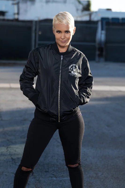 Premium Brand Bomber Jacket Sporty Sweatshirts for Women