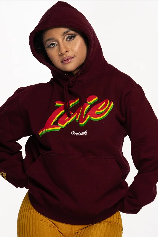 Irie Rasta Pullover Hoodie Basic Hoodie Sweatshirt Look