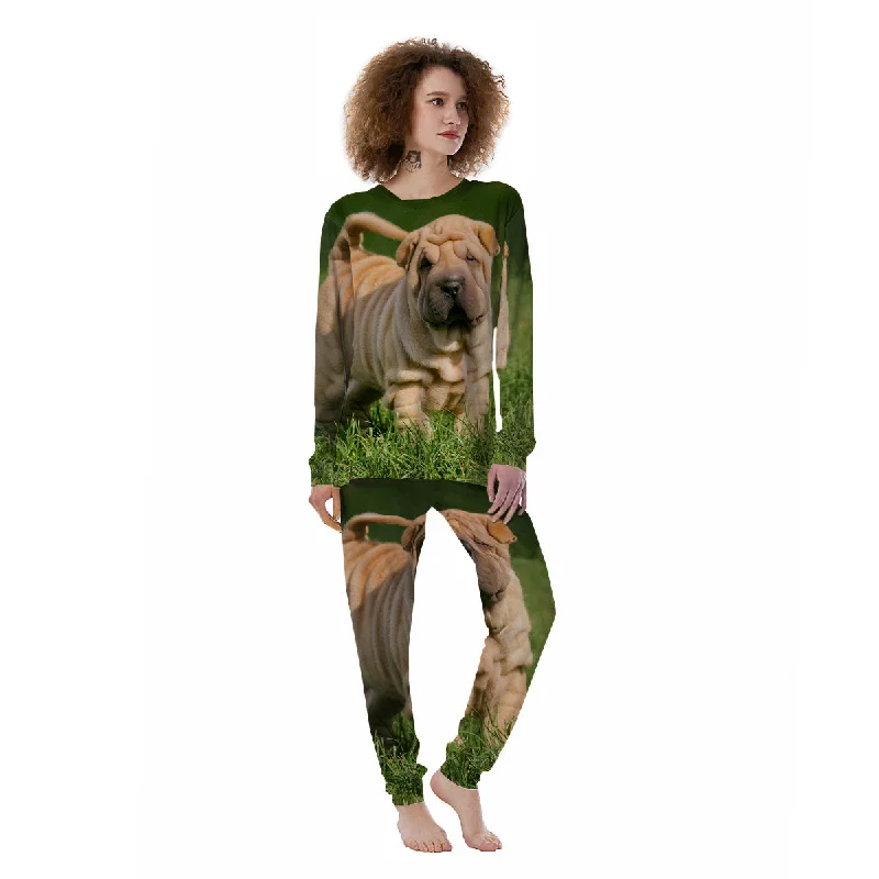 Shar Pei Vintage Print Women's Pajamas Nordstrom pajama sets