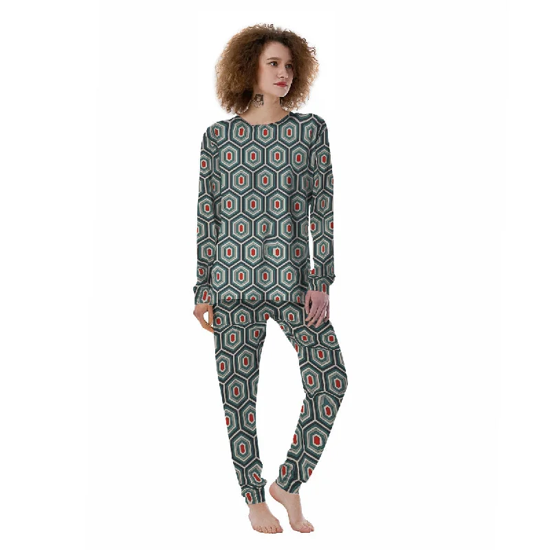 Shell Turtle Print Pattern Women's Pajamas H&M pajama sets