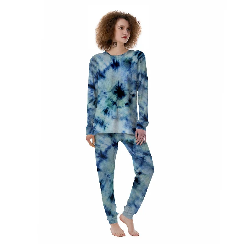 Shibori Tie Dye Print Women's Pajamas Party pajama sets