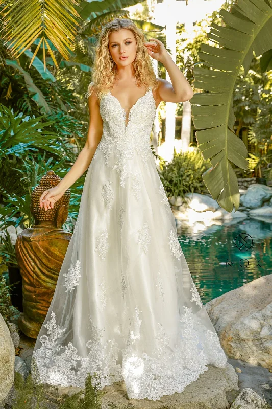 Allure's Enchanting Lace Gown: Timeless Elegance for Your Special Occasion Satin Wedding Dress