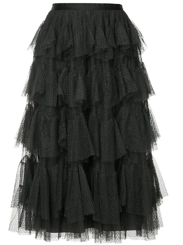 scallop tulle skirt Women's unclassified skirts