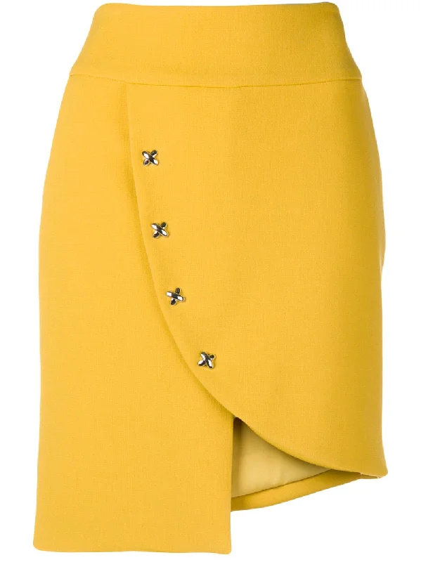 fitted button skirt Party unclassified skirts