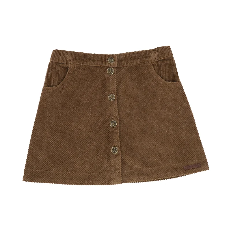 MARMAR WOOD CORDUROY BUTTON DOWN SKIRT Denim unclassified skirts