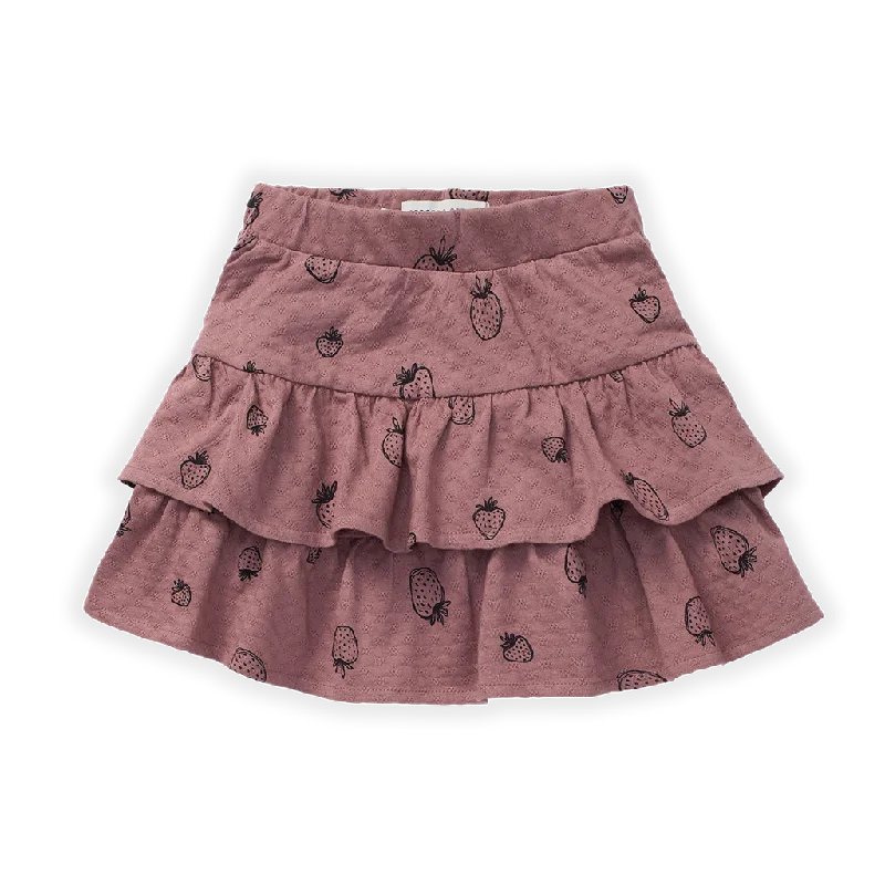 SPROET AND SPROUT STRAWBERRY POINTELLE SKIRT Wrap unclassified skirts