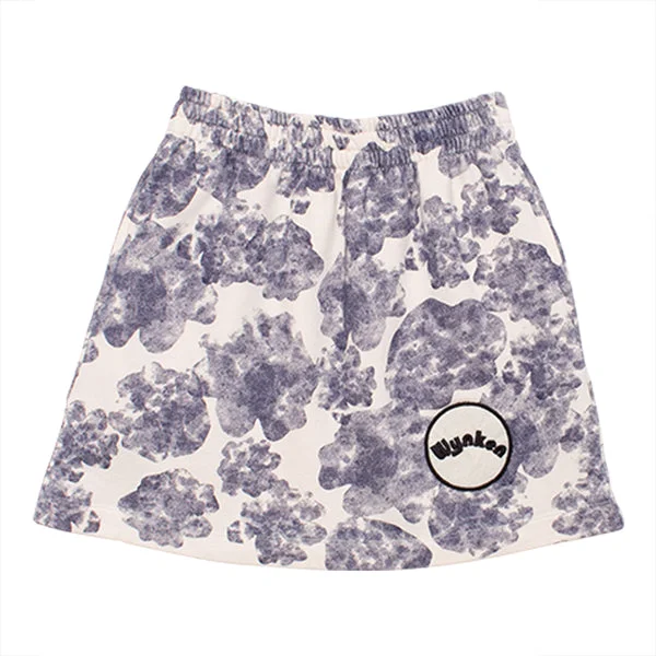 WYNKEN MILK/SOFT NAVY CUMULO TRACK SKIRT High-end unclassified skirts