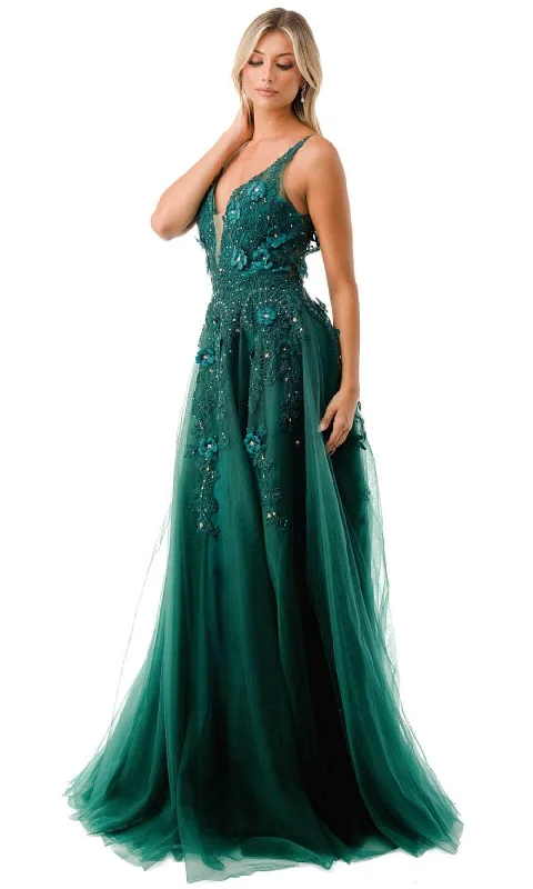 Aspeed Design L2780A - Plunging A-Line Evening Gown Casual party dresses