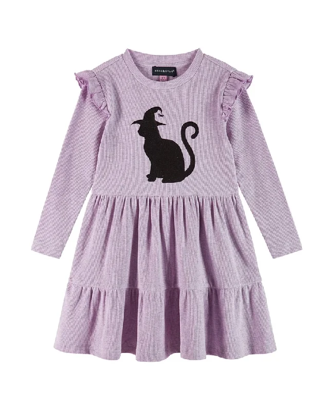 Andy & Evan Cat Applique Jersey Dress Spring unclassified dresses