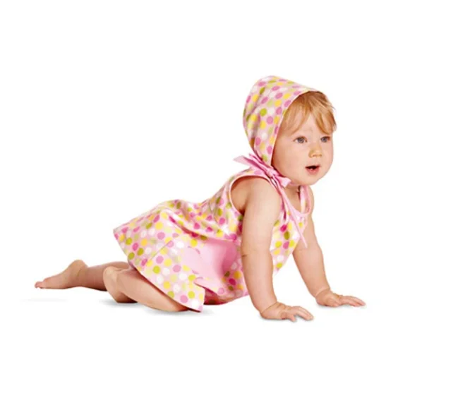 Burda Baby's Dress, Panties & Romper 9462 Holiday unclassified dresses