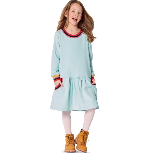 Burda Child Dresses 9286 Vacation unclassified dresses