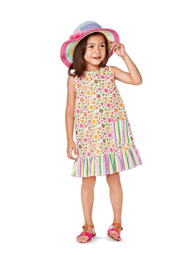 Burda Child Dresses 9420 Neutral tone unclassified dresses