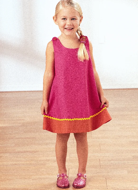 Butterick Baby/Child Dresses B3772 Knitted unclassified dresses