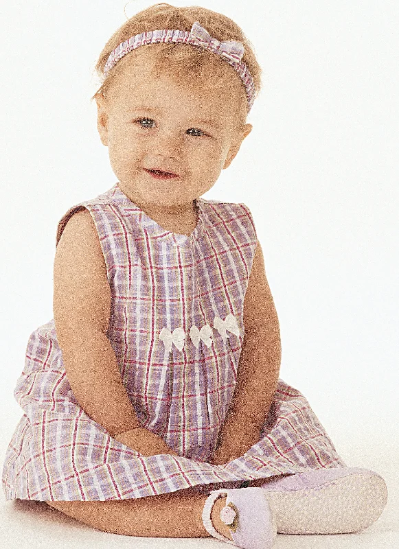 Butterick Baby Outfits B3405 Embroidered unclassified dresses