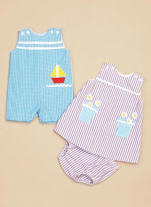 Butterick Baby Overalls, Dress and Panties B6905 Petite unclassified dresses