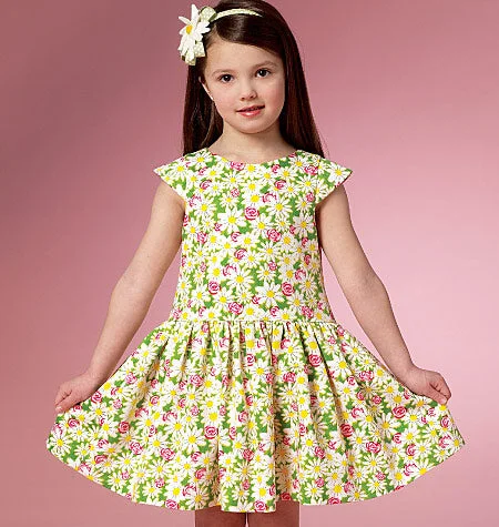 Butterick Children's Dress B6201 Polka dot unclassified dresses