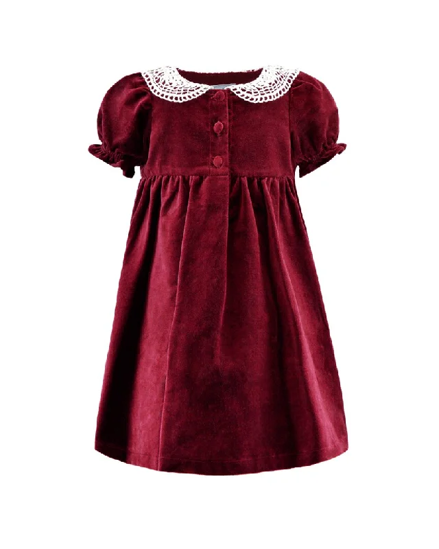 Carriage Boutique Velvet Dress Smocked unclassified dresses