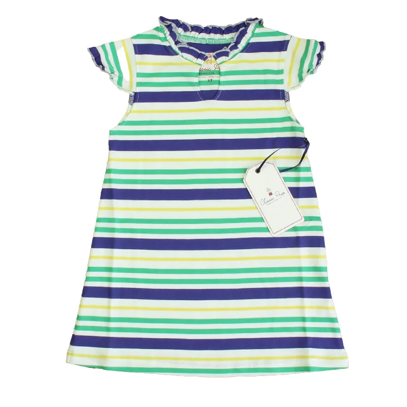 Classic Prep Girls Blarney Multistripe Dress Pastel unclassified dresses