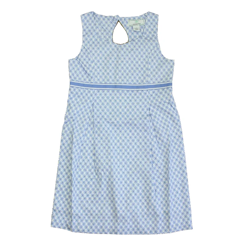 Classic Prep Girls Blue Picnic Dress Size: 6-14 Years Bright color unclassified dresses