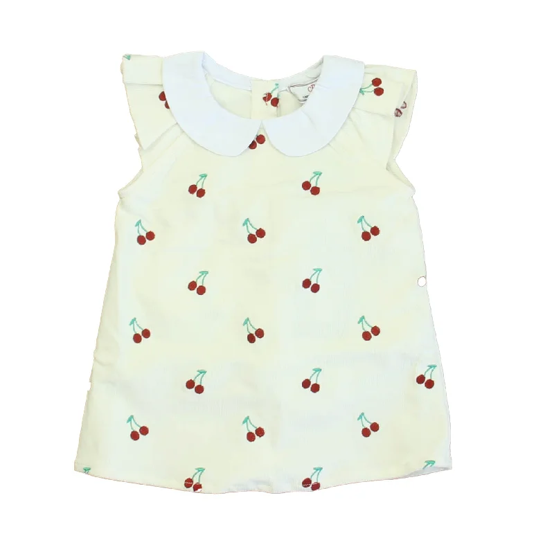 Classic Prep Girls Cannoli Cream with Cherries Dress Beach unclassified dresses