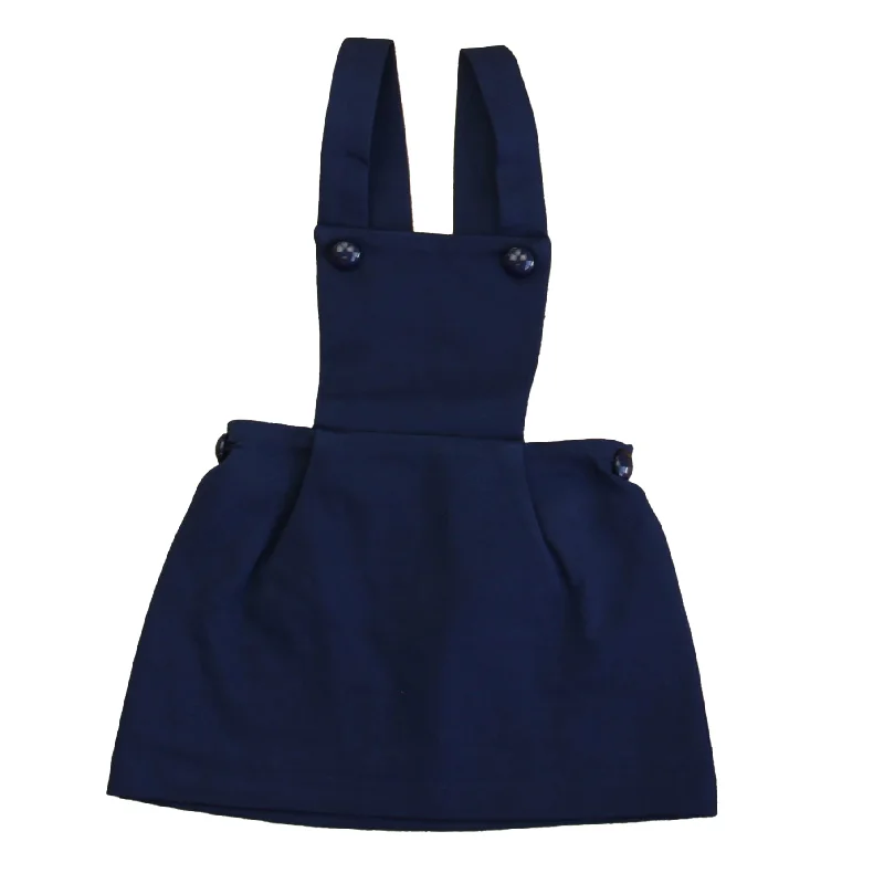 Classic Prep Girls Medieval Blue Dress Color block unclassified dresses