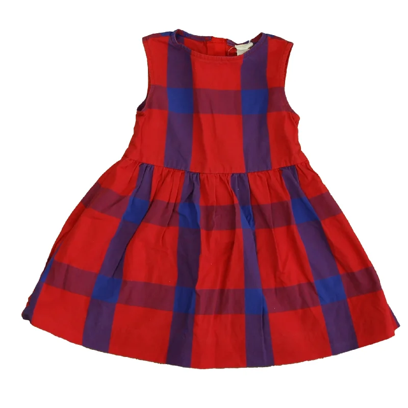 Crewcuts Girls Red | Blue Check Dress Halter unclassified dresses