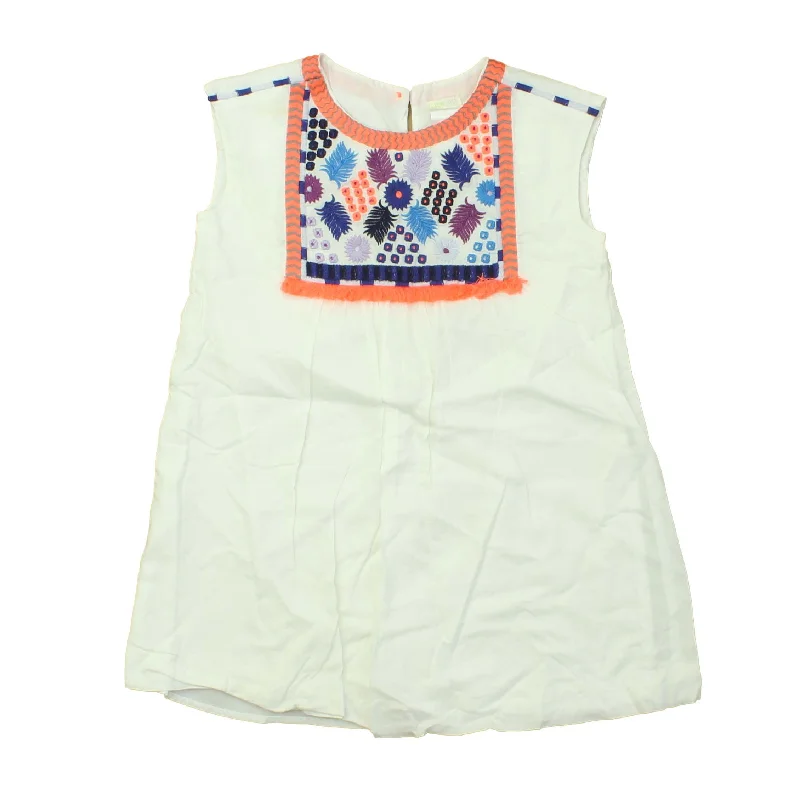 Crewcuts Girls White | Orange | Multi Dress Bright color unclassified dresses