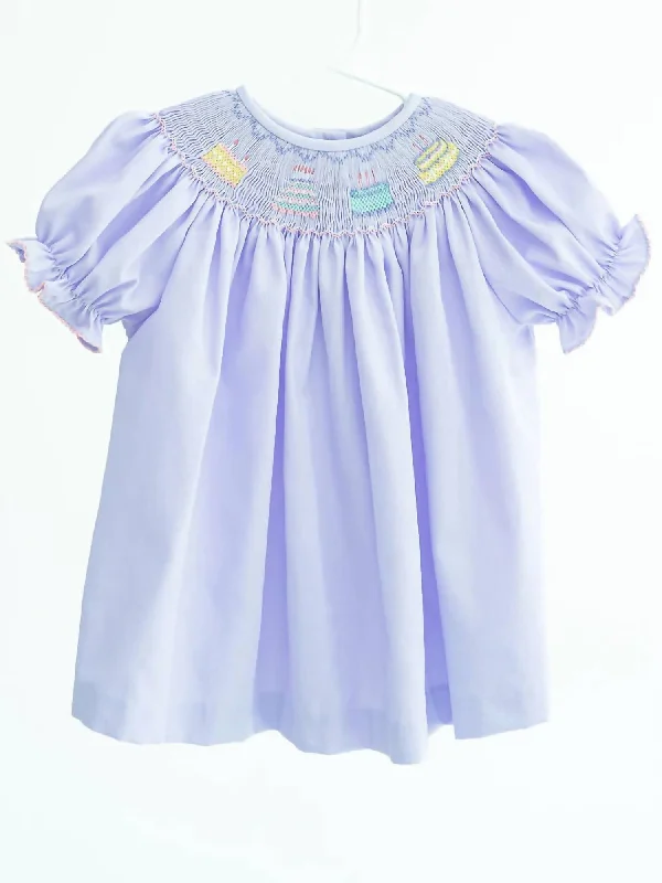 Girl's Birthday Helen Dress In Purple Street style unclassified dresses