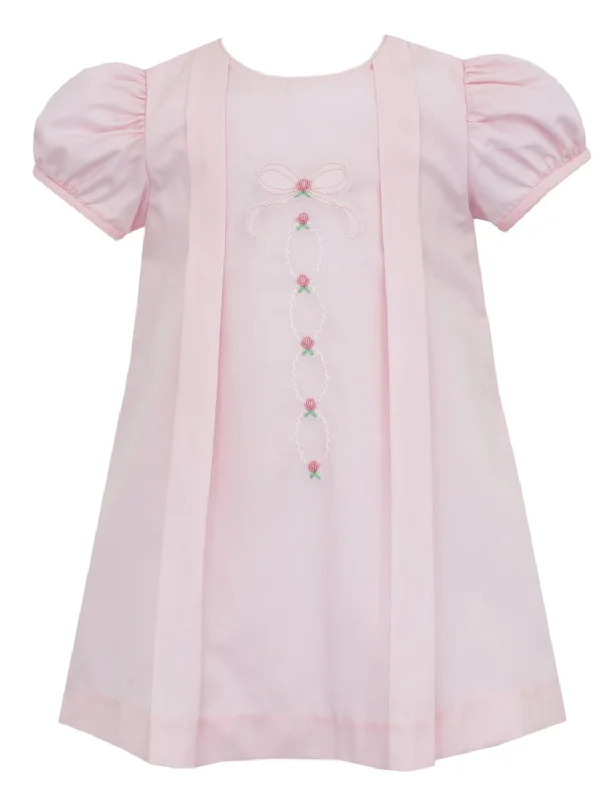 Girl's Pleated Dress In Pink Lightweight unclassified dresses