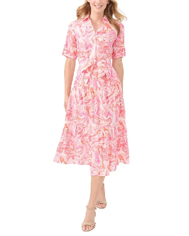 J.McLaughlin Janelle Silk-Blend Dress Flowy unclassified dresses