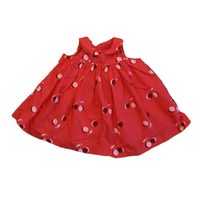 Jacadi Girls Red Cherries Dress Corset unclassified dresses