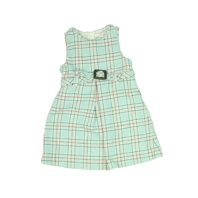 Janie and Jack Girls Blue | Plaid Jumper Preppy unclassified dresses