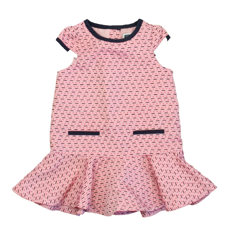 Janie and Jack Girls Pink | Navy Dress Sequin unclassified dresses