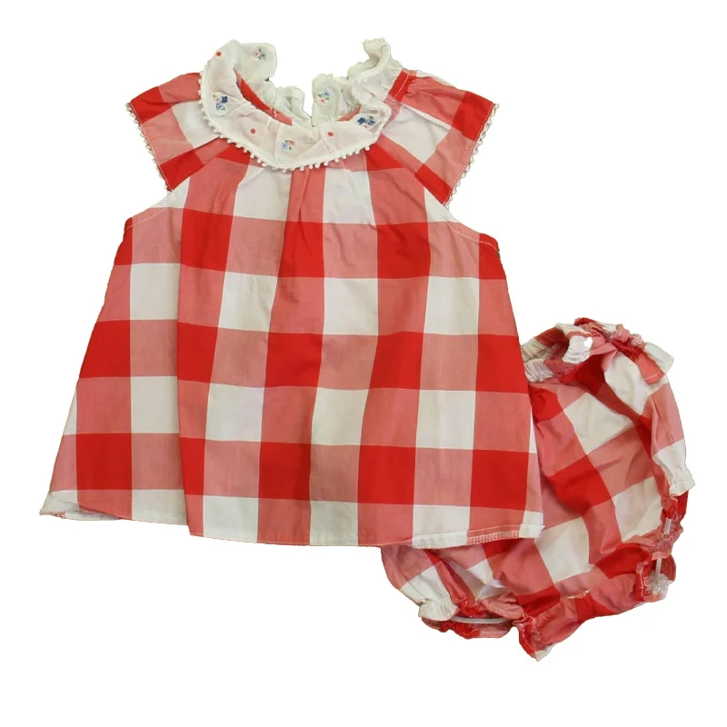 Janie and Jack Girls Red | White Dress Breathable unclassified dresses