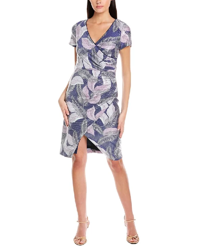 JS Collections Nylah Faux Wrap Dress Beach unclassified dresses