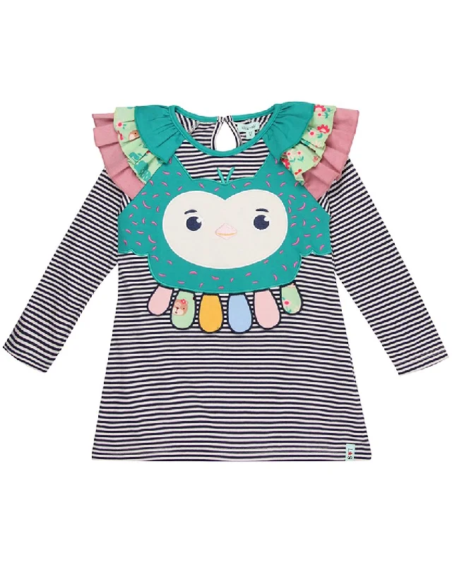 Lilly and Sid Owl Applique Dress Fashionable unclassified dresses