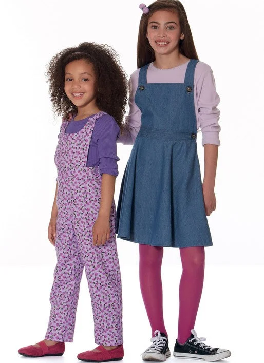 McCalls Child/Teen Pinafore, Dungarees M7459 Date night unclassified dresses