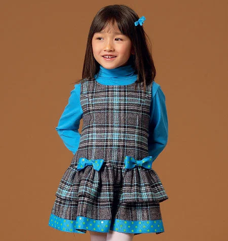 McCalls Children's Pinafore Dresses M7008 Anniversary unclassified dresses