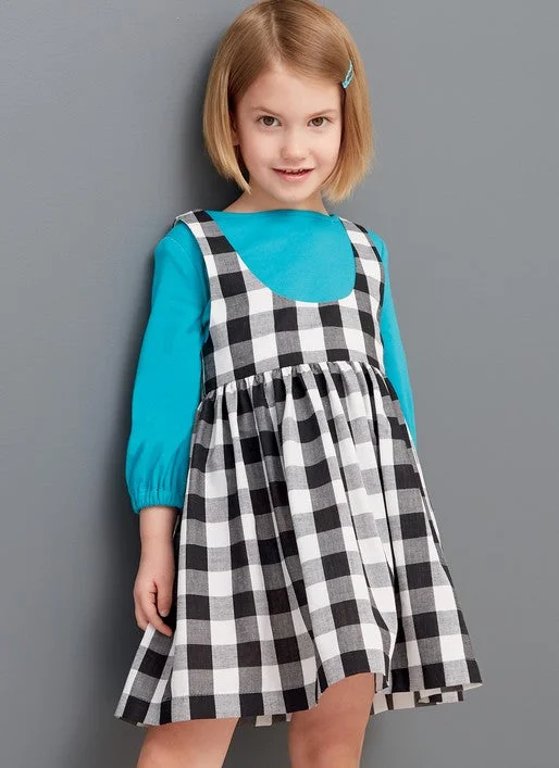 McCalls Children's Tops and Pinafores M7829 Lightweight unclassified dresses