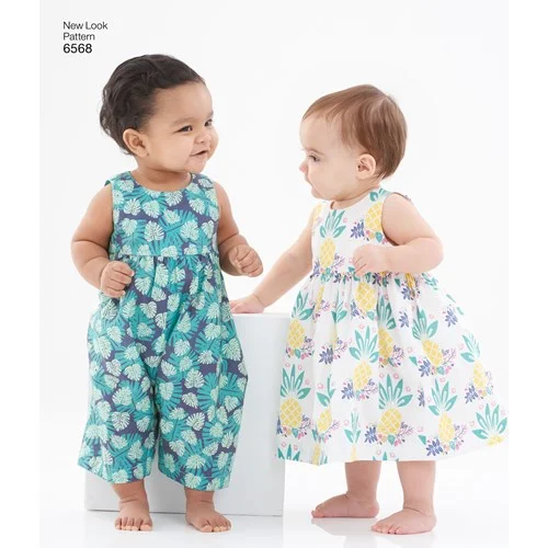 New Look Baby Dress, Romper and Jacket N6568 Ruffled unclassified dresses