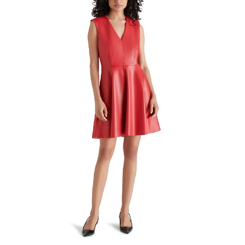 PENNIE DRESS DARK RED Metallic unclassified dresses