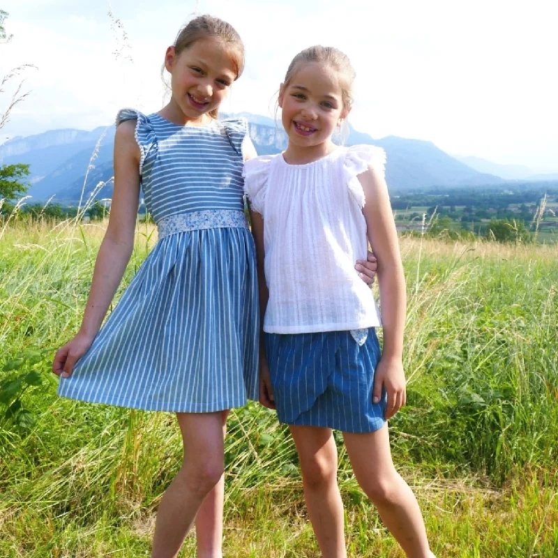 Petits D'om Child/Teen Rosea Top or Dress Ruffled unclassified dresses