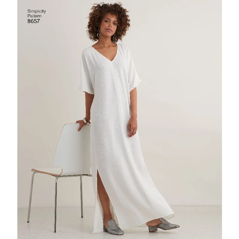 Simplicity Pattern 8657 caftan with options for design-hacking Holiday unclassified dresses