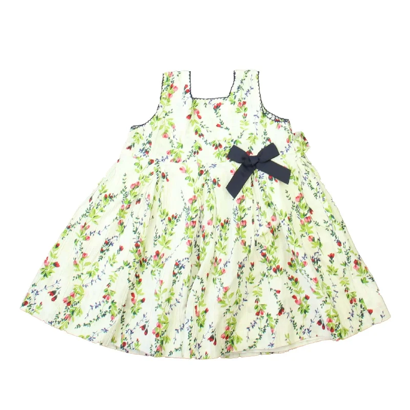 Sarah Louise Girls Ivory | Green | Pink Sun Dress Flowy unclassified dresses