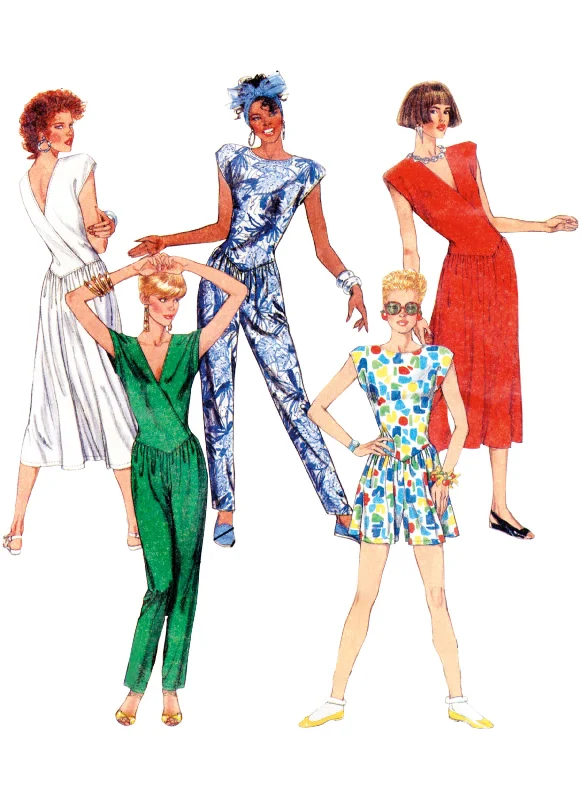 McCall's sewing pattern 8500 Knit Dress and Jumpsuits Mesh unclassified dresses