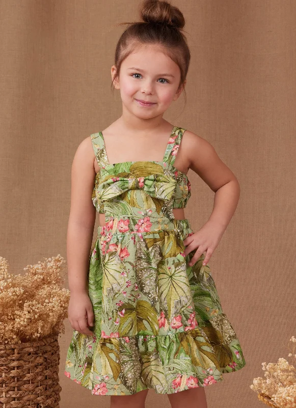 Simplicity Child Dress & Top S9962 Vacation unclassified dresses