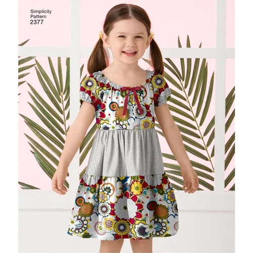 Simplicity Child Dresses S2377 Popular unclassified dresses