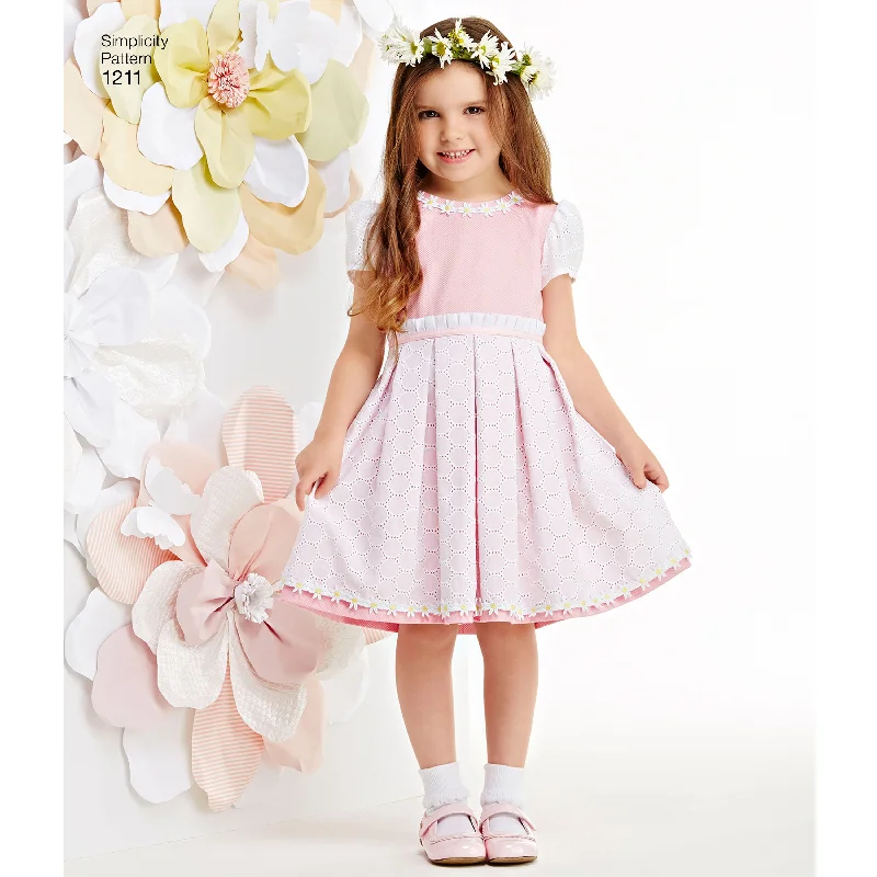 Simplicity Child/Teen Dresses S1211 Graduation unclassified dresses