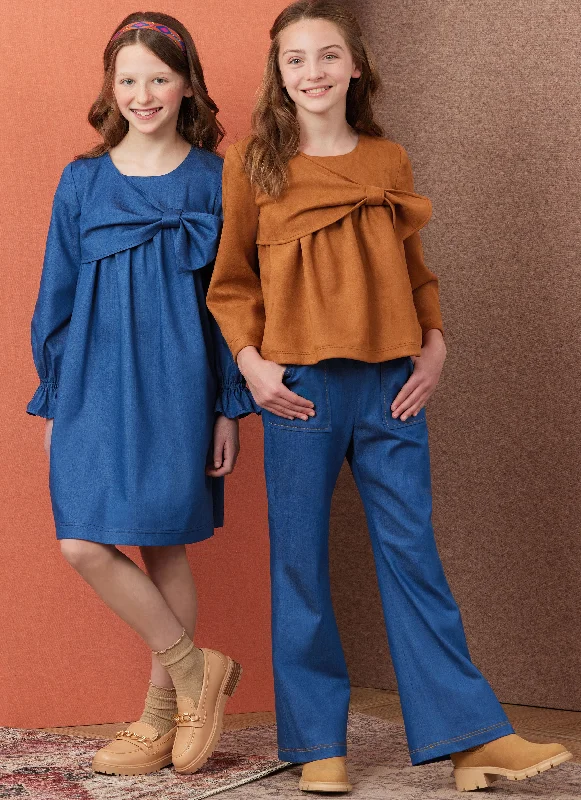 Simplicity Child/Teen Top, Dress & Trousers S3015 Date night unclassified dresses